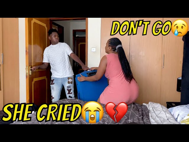 I'M LEAVING PRANK ON GIRLFRIEND😭💔 (VERY EMOTIONAL😭)