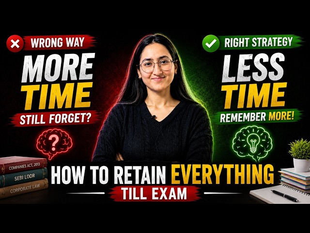 Stop Forgetting What You Study | Revision Strategy