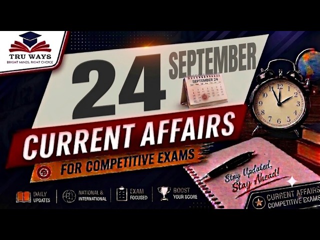 Daily Current Affairs (24  September 2026)