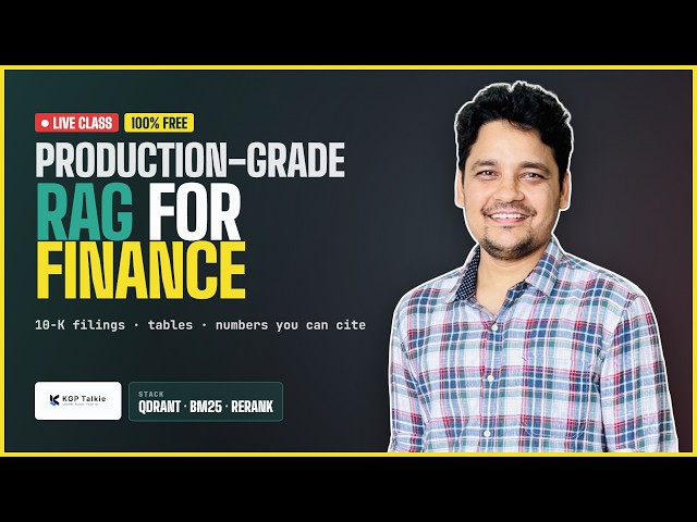 Production RAG for Finance with Qwen 3.8 27B: Fully Local Ollama + Qdrant (Live)