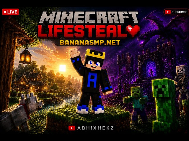 Banana smp giveway and grinding #minecraft #livestream #minecraftlive #live #viral