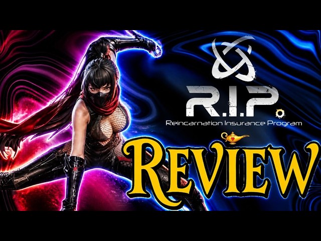 R.I.P. - Reincarnation Insurance Program 1.0 Review - Diablo x Vampire Survivors x Roguelite Chaos!