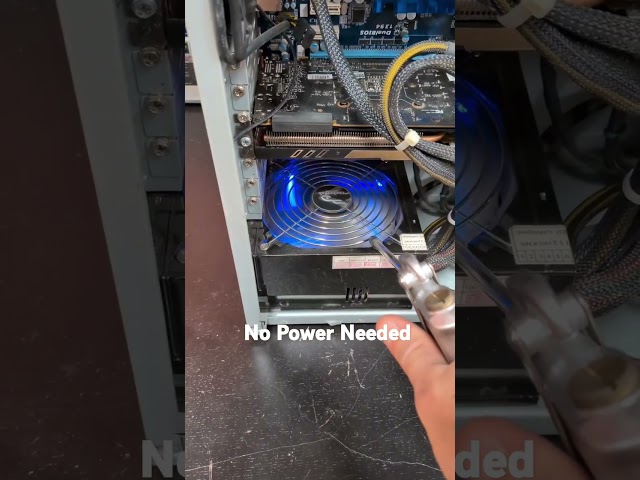 No Power Needed! #custompc