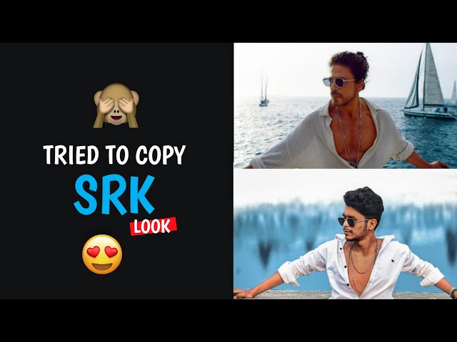 I Tried To Recreate SRK's Besharm Rang Look 🔥 || Pathaan Song Shah Rukh Khan - Ghaus Editz