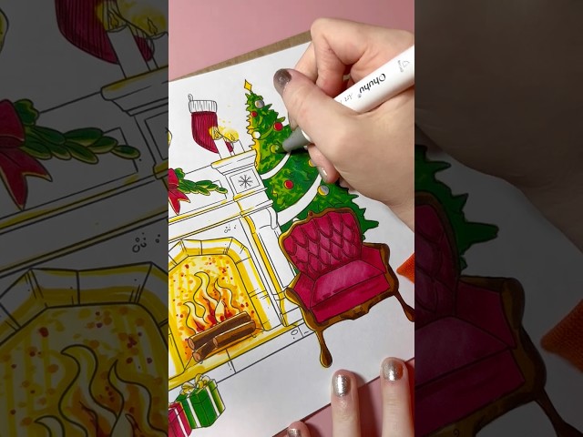 day 18 🎄 25 Days of Christmas Coloring!