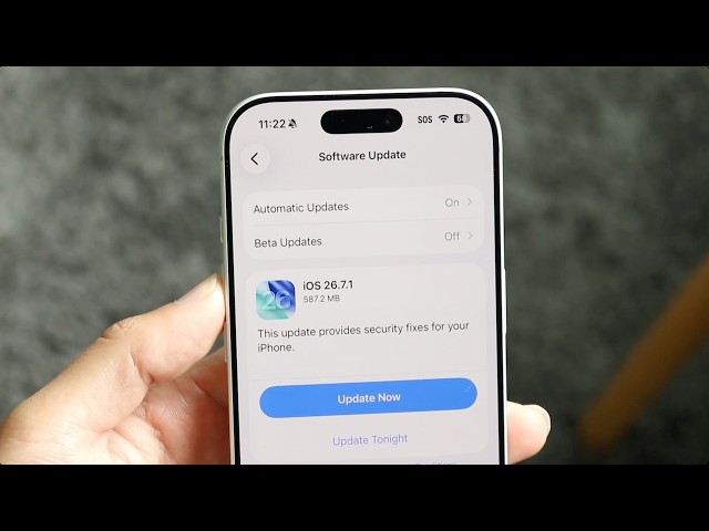 How To FIX iOS 26.7.1 Software Update Failed!