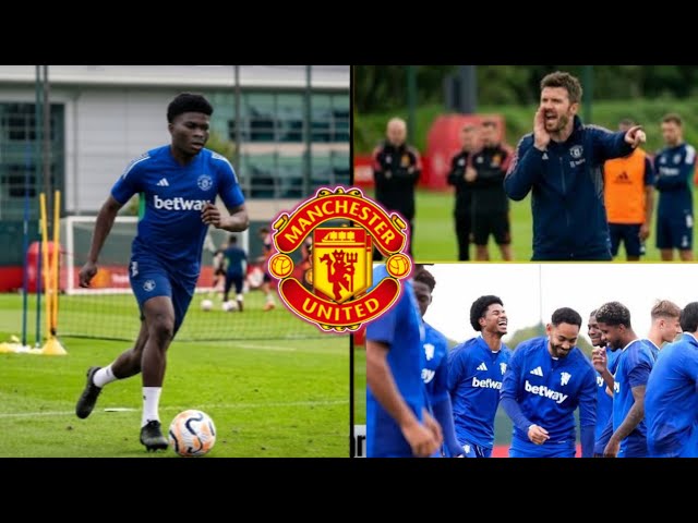  🔥Carlos Baleba First Intense Man United Training Ahead Of Man City Clash! Man United News