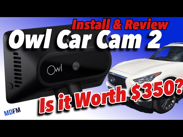 Owl Car Cam - 4G LTE Dash Cam WiFi & Dual-Facing HD Cameras