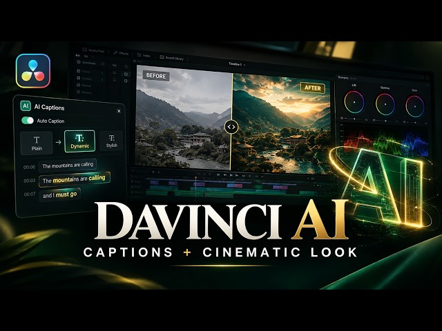 Make Cafe & Hotel Videos Look PREMIUM with DaVinci Resolve 21 AI