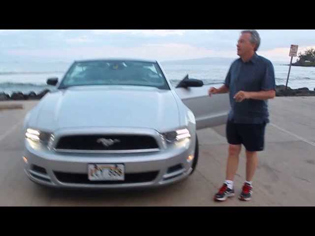 How to rent a Ford Mustang convertible in Hawaii or how to get bags into the boot/trunk.