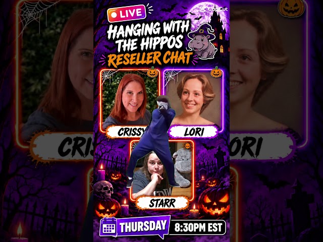 🧡🖤🎃💜🦛Join us  LIVE Tonight at 8:30pm EST! #resellers #resellercommunity #askmeaanything  #liveshow
