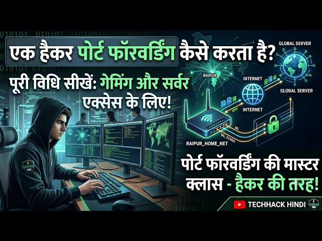 Ek Hacker Port Forwarding Kaise Karta Hai? 💻 Port Forwarding Masterclass 2026
