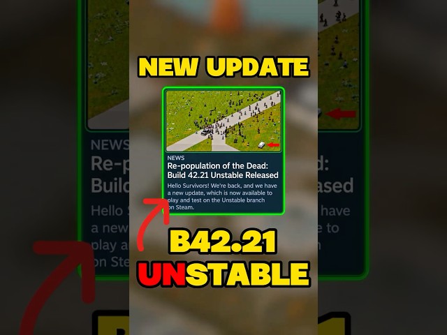 Project Zomboids 42.21 Unstable in 60 Seconds