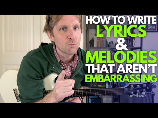 How to Write Lyrics and Melodies That Aren't Embarrassing - Tiny Tuesday Tips with sTuart!