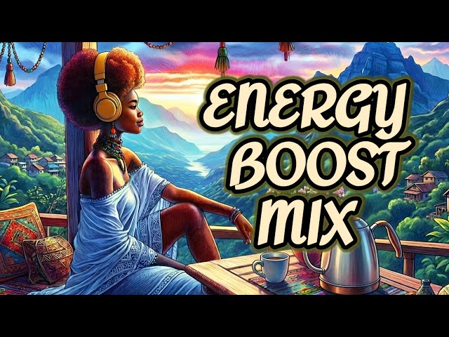 Upbeat Afrobeats Lofi ⚡ Happy Vibes for Study, Work & Focus [Instrumental]