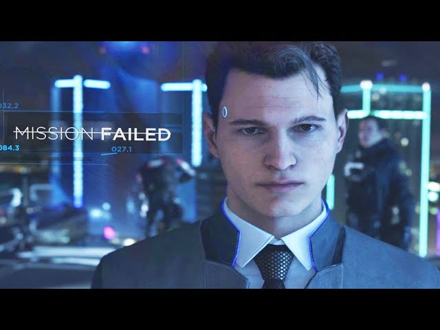 Connor Fails Every Mission - Detroit Become Human