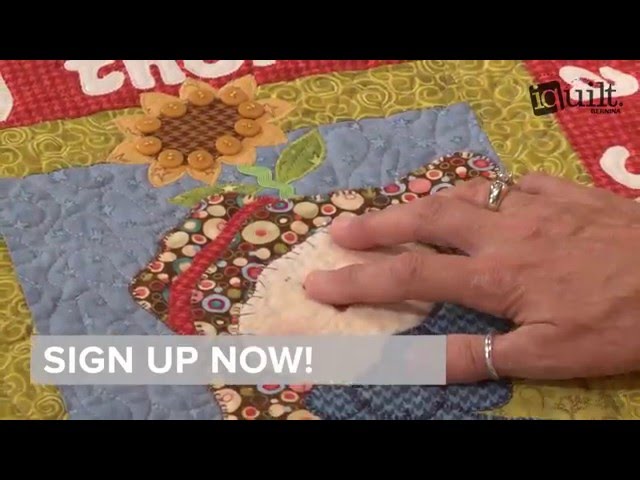 Fast & Fun Raw Edge Appliqué iquilt Course