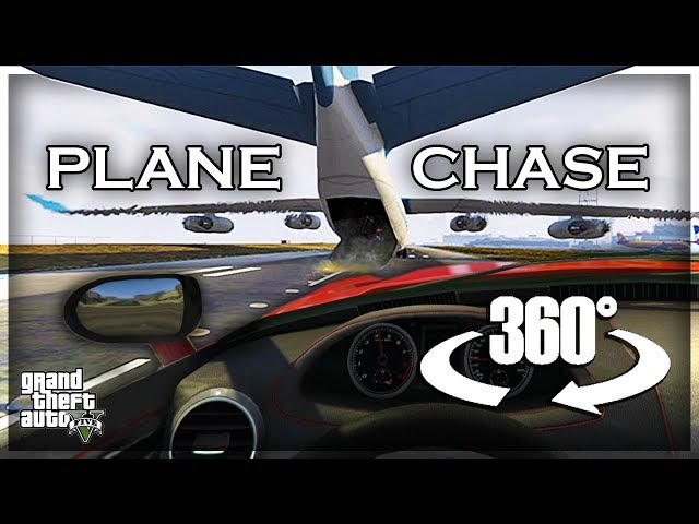 Virtual Reality Airport Chase | GTA V 360° Experience