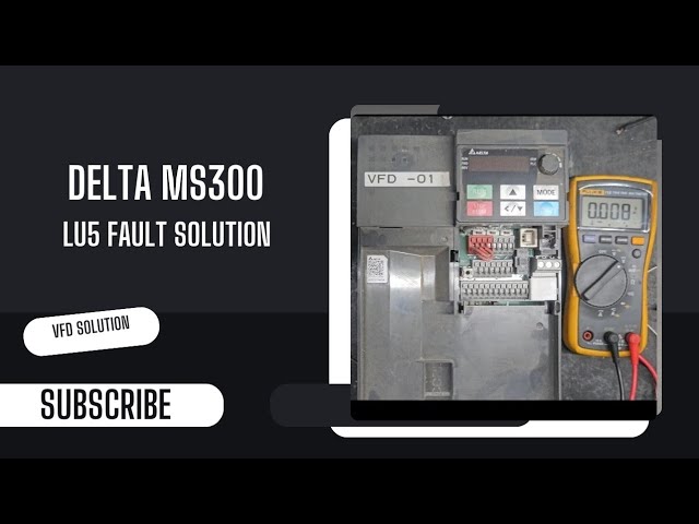Lu5 Fault solution delta ms300 11kw in hindi/urdu