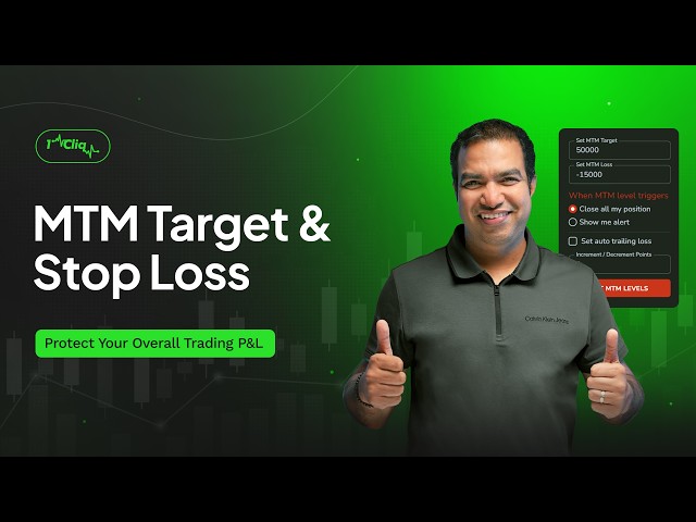 Protect Your Trades with MTM Target & SL 🔒 | 1Cliq Tutorial Series 2026 - Part 6