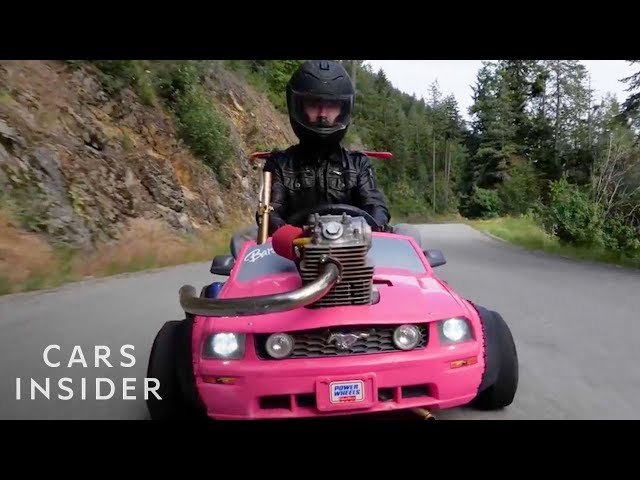 Toy Barbie Car Has A Dirt Bike Engine