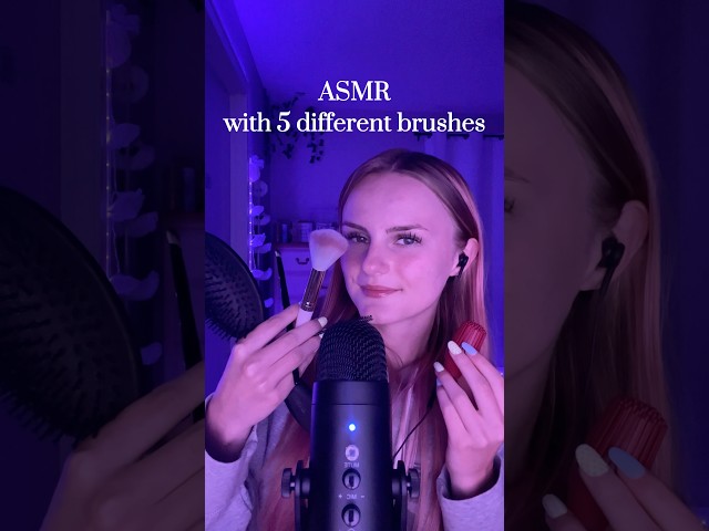 Which was your fav? 🖌️ #asmr #relax #tingles #brushingasmr