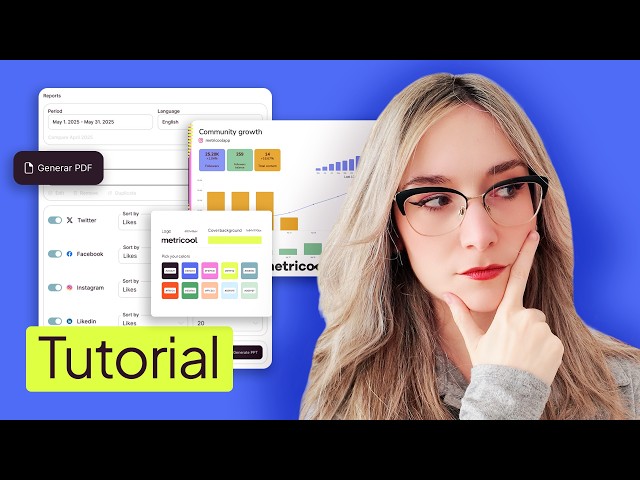 How to create automated social media reports with Metricool