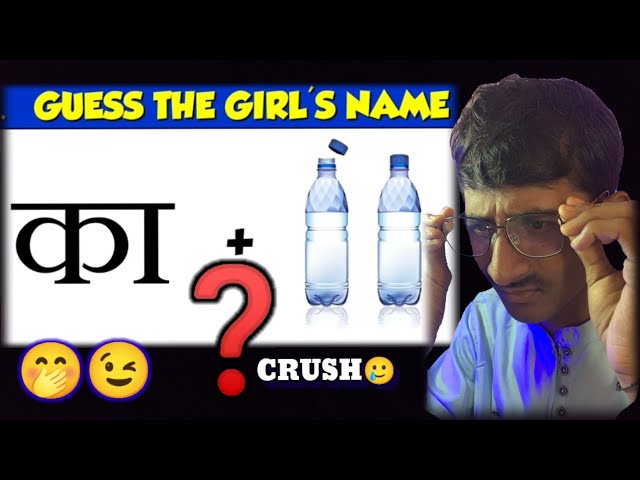 Guess The Girls Name By Emojis 🤭|challenge for boys 😂||#youtubevideo #challenge