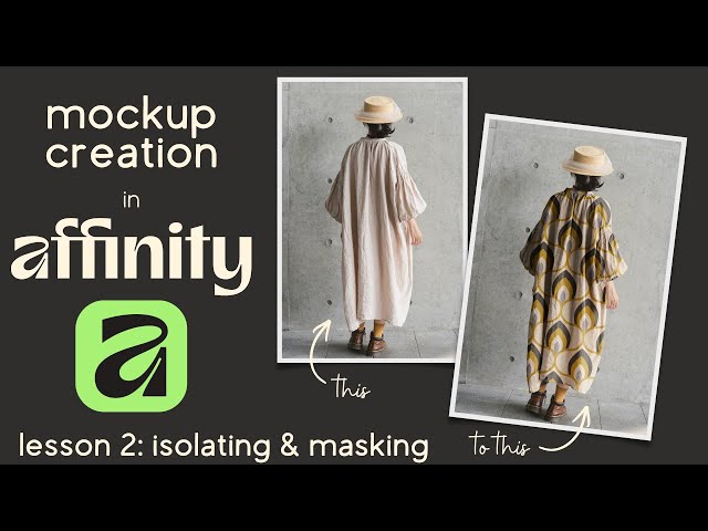 Mockups in Affinity: Isolate Objects with Selections & Masking, Intermediate Surface Pattern Designs