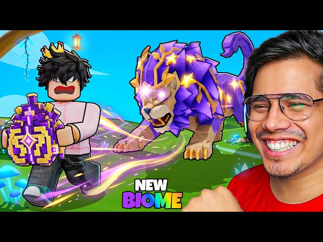 I STOLE ENCHANTED EGGS FROM NEW BIOME IN STEAL AN EGG ROBLOX 😱