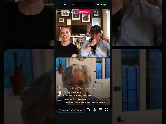 Emma Roberts , Karah Preiss with Claire Fuller - Belletrist Live of 6 June 2026