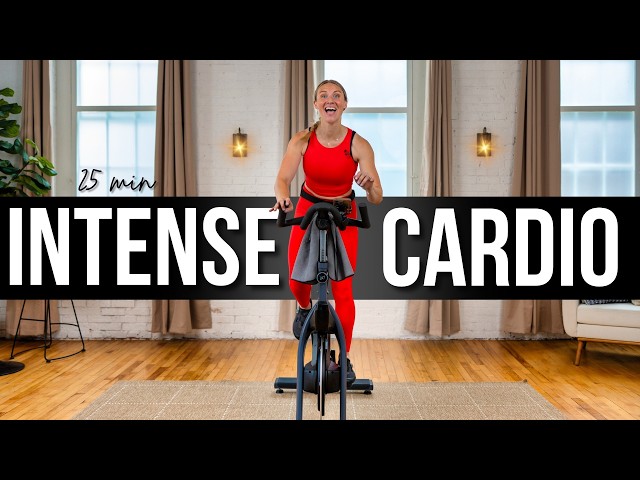 25 min HIIT Cardio Indoor Cycling Workout