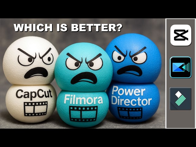 Capcut vs Filmora vs PowerDirector 365!  Which is Better? #capcut #filmora #powerdirector365