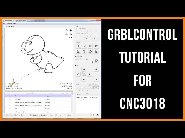 [GRBLCONTROL CANDLE] - GRBL Controller Tutorial for CNC 3018