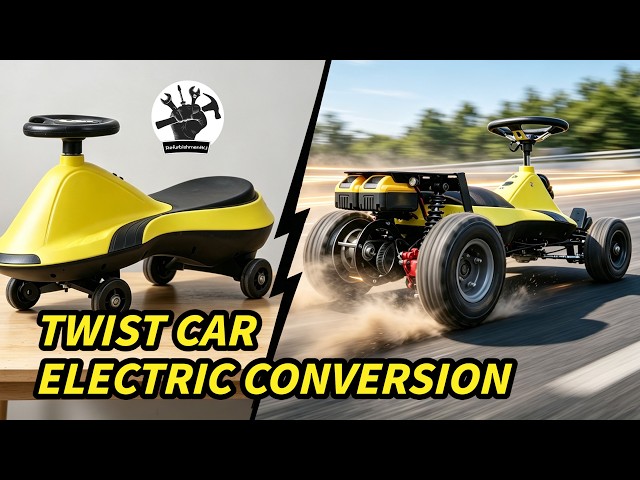 Twist Car Electric Conversion – 45km/h Monster Build!