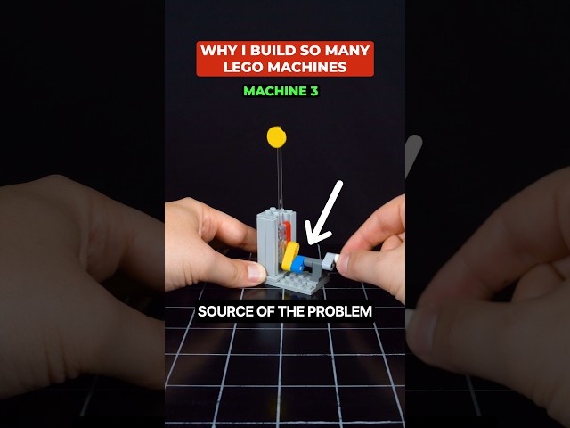 Why I Build So Many LEGO Machines #lego #engineering #mario #moc