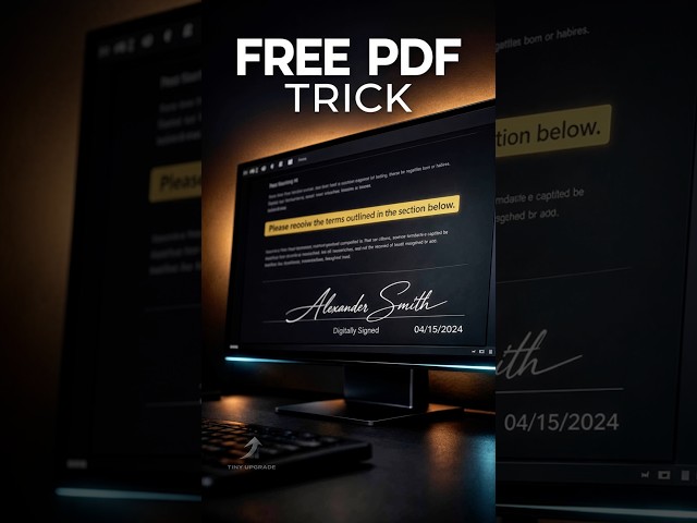 You can view, sign, and edit documents for free….🤯 #tinyupgrade