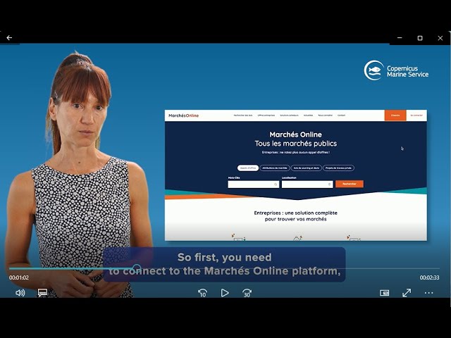 Tutorial video: How to use our tender platform MarchésOnline to apply for a call for tender?