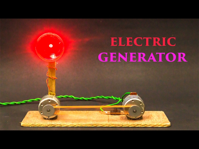 Electric Generator Using DC Motor