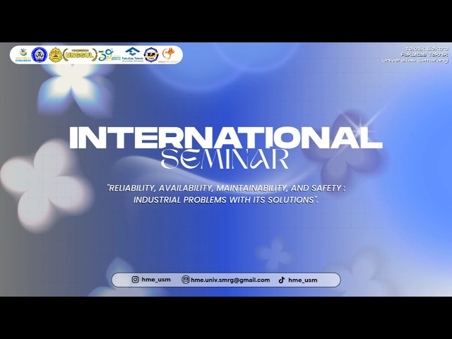 🔴[LIVE] SEMINAR INTERNASIONAL FAKULTAS TEKNIK ELEKTRO UNIVERSITAS SEMARANG TAHUN 2026