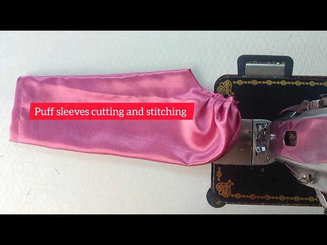 ☝🏻Puff sleeves cutting and stitching ✂️🧵🪡