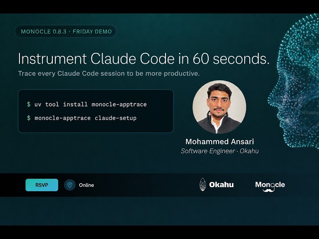 Instrument Claude Code in 60 Seconds