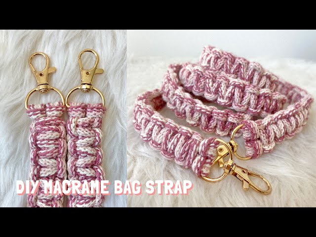 DIY Macrame Crossbody Bag Strap Tutorial