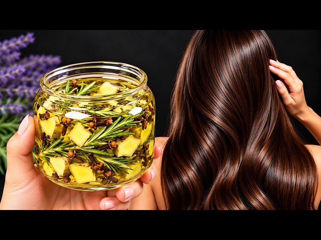 Cloves and Ginger in oil: Make your Hair Grow 30 times Faster! For thick and silky hair.