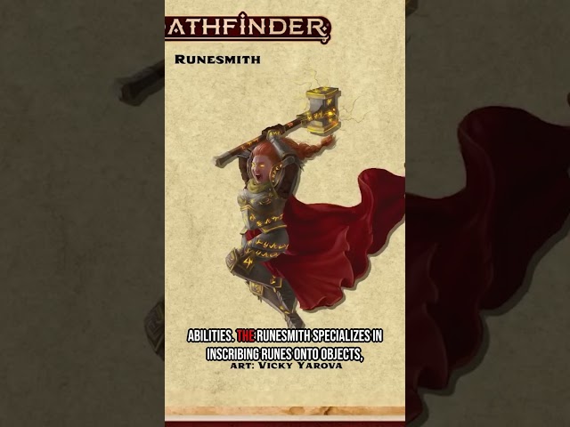 NEW Playtest Classes! Necromancer and Runesmith!  #pathfinder2e #paizo