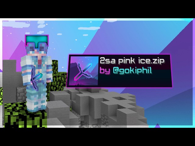 Pink Ice by @2sayt  | Minecraft Texture Pack Showcase ❄️✨