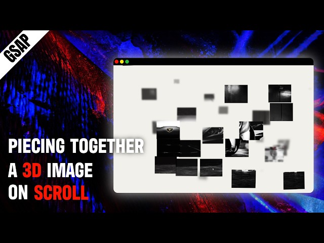I Built a 3D Puzzle Hero Animation That Assembles on Scroll