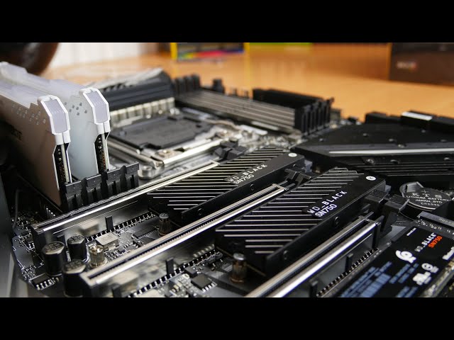 WD Black SN750 - how to install this m.2 NVMe SSD with heatsink unboxing and installation