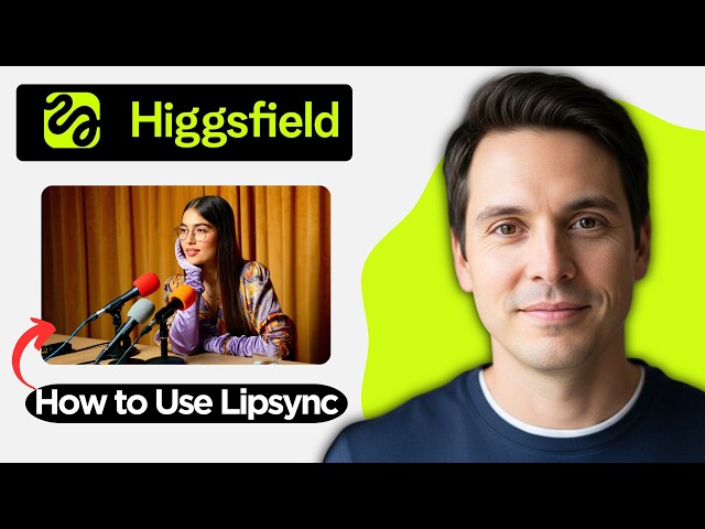 How to Use Lipsync In Higgsfield AI (2026 Step By Step Guide)
