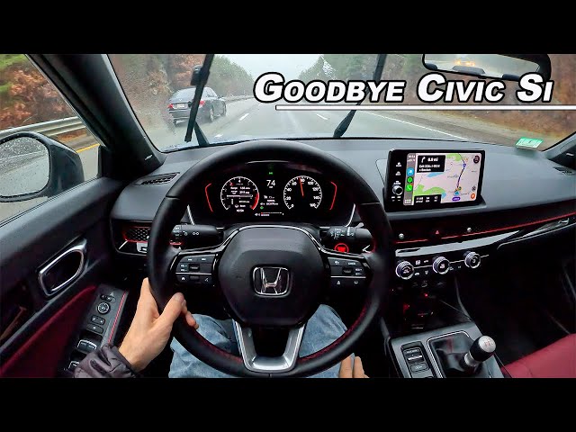 Goodbye Honda Civic Si, Hello Type R - Last Drive (POV Binaural Audio)